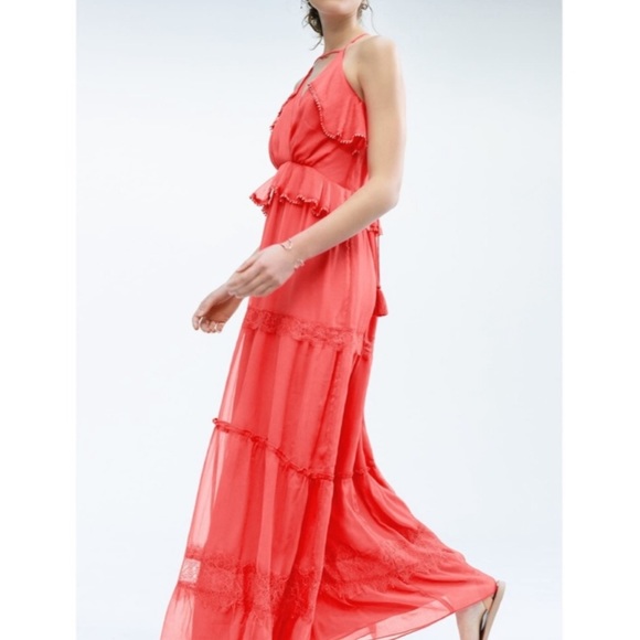 Adelyn Rae Ruffled Maxi Dress - Picture 3 of 4